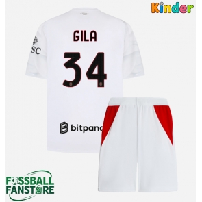 AC Milan Mario Gila #34 Replik Auswärtstrikot Kinder 2026-27 Kurzarm (+ Kurze Hosen)